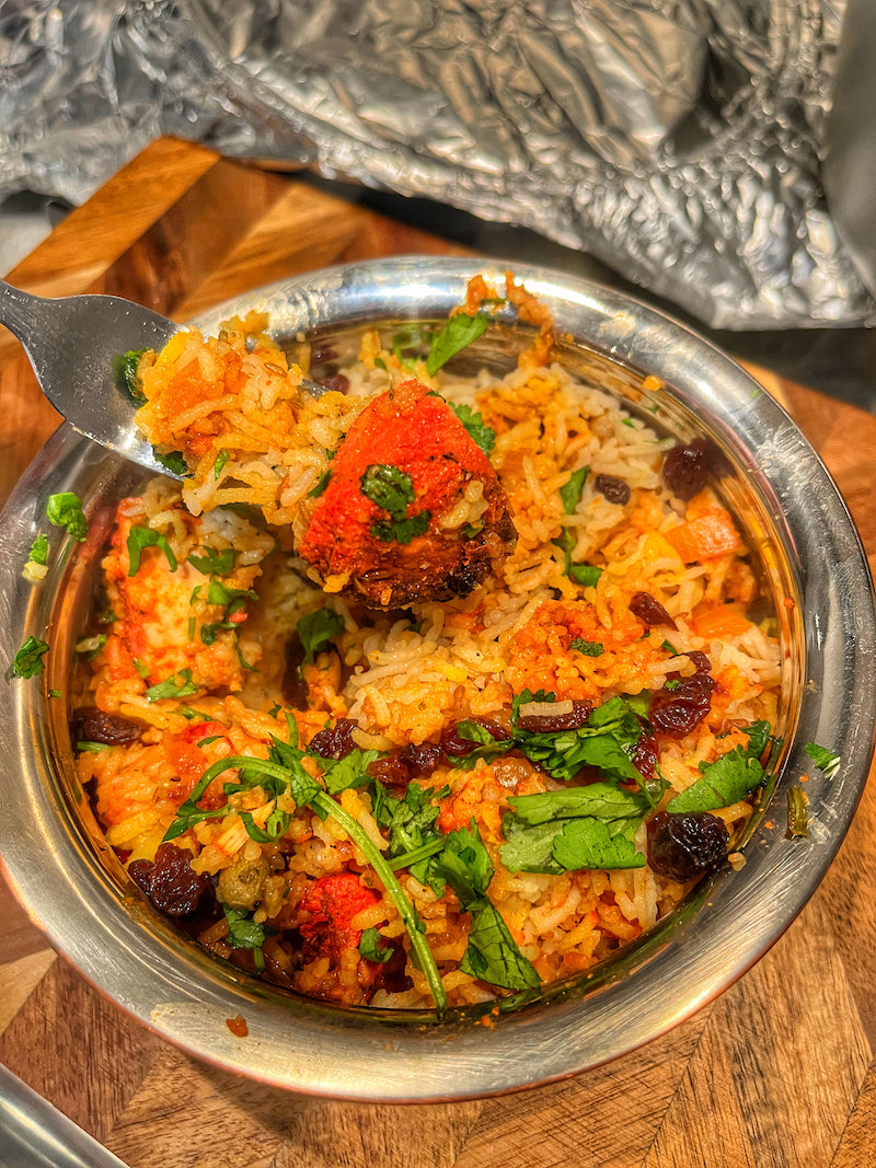 Lighter Chicken Tikka Biriyani Recipe