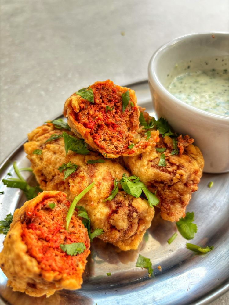 Seekh Kebab Pakora Recipe