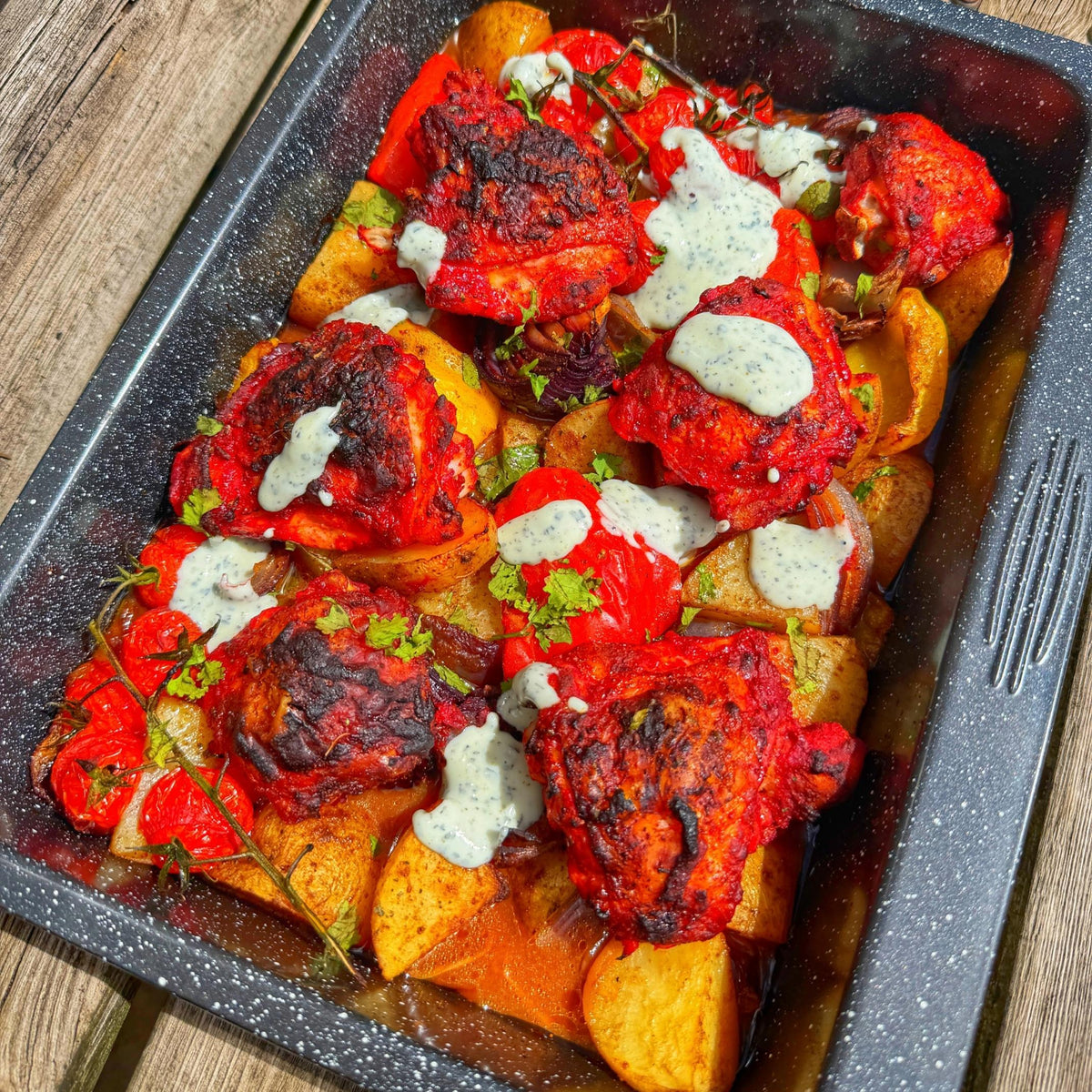 Tandoori Chicken Traybake