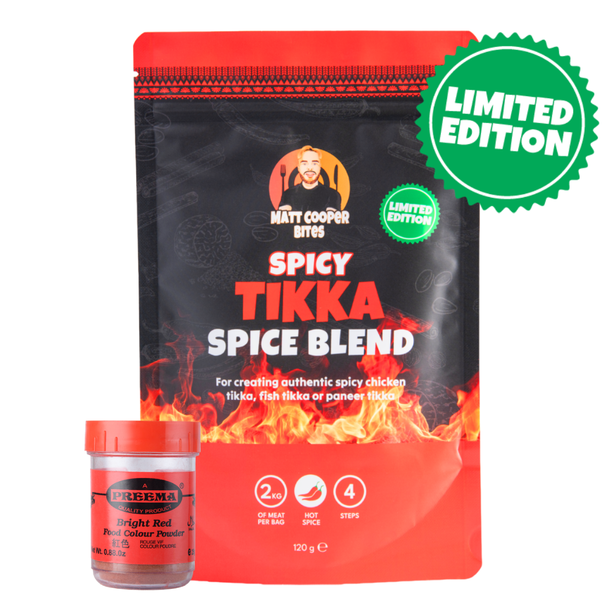Bright Red Spicy Tikka Spice Blend Bundle - Limited Edition