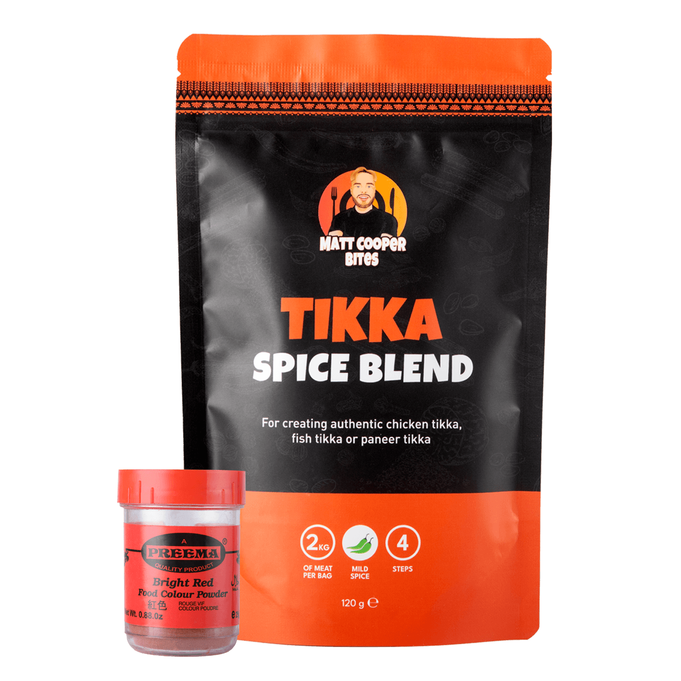 Bright Red Restaurant Style Tikka Bundle