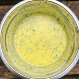 mint and coriander dip